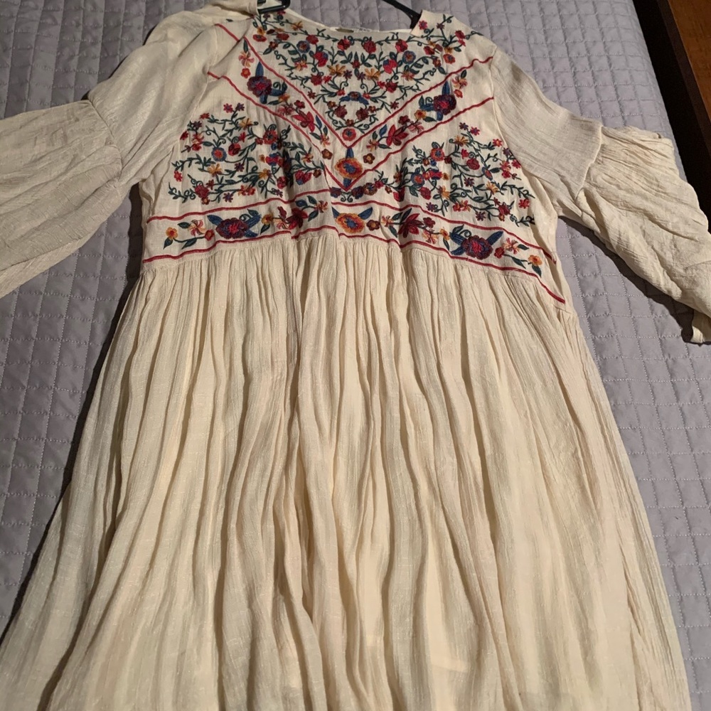 Boho knee length dress